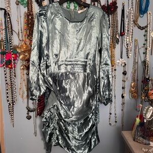 Elegant Metallic Dress